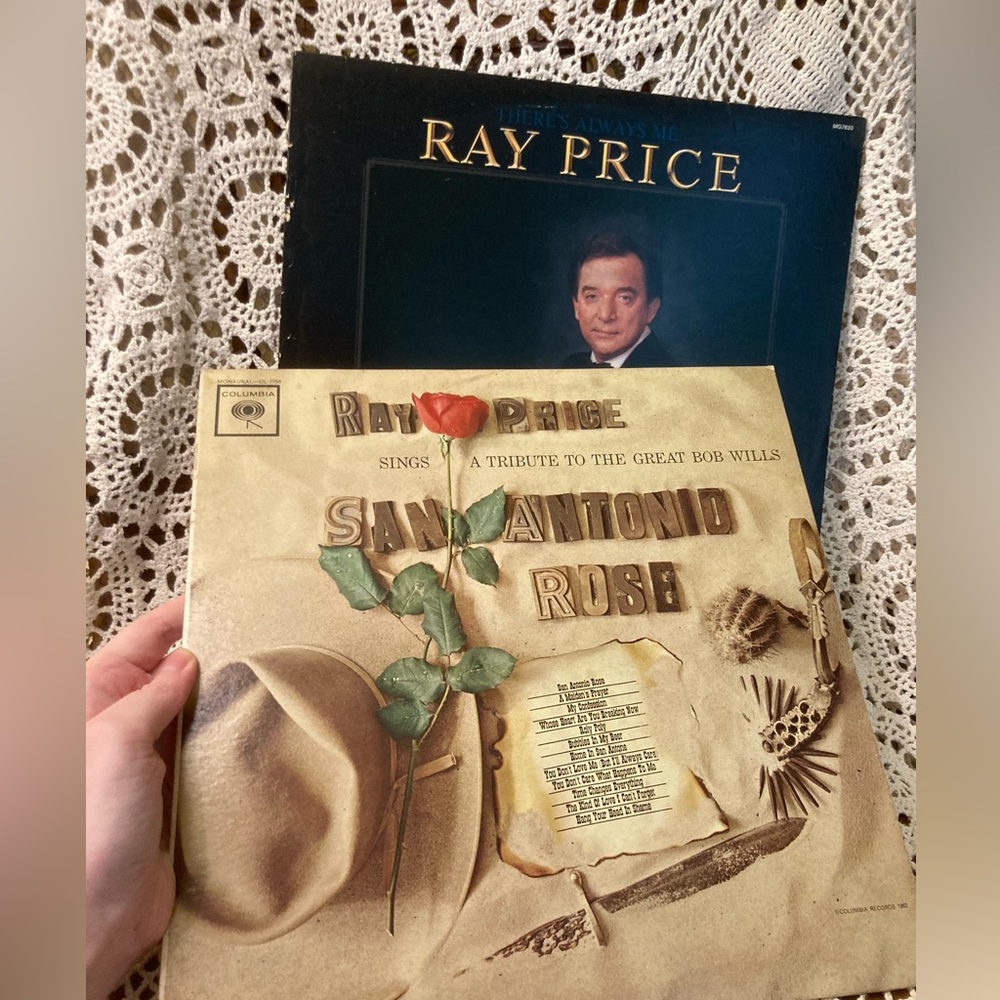 Ray Price - Vintage Music Vinyls Recordings - 2 Albums